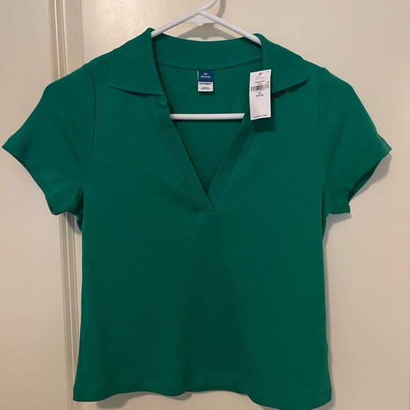 Old Navy Women's Green Polo Shirt - Picture 1 of 1